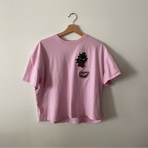 Alexander McQueen McQ brand cropped tee (S)
